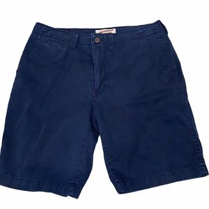 Men’s Arizona Blue Flat Front Cotton Shorts